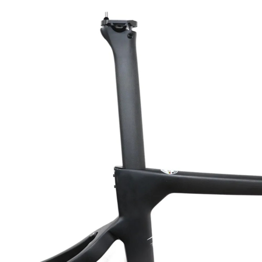 350mm Road Bike Carbon Fiber Seat Tube 0 25 Degrees for F12 / F10 / F8