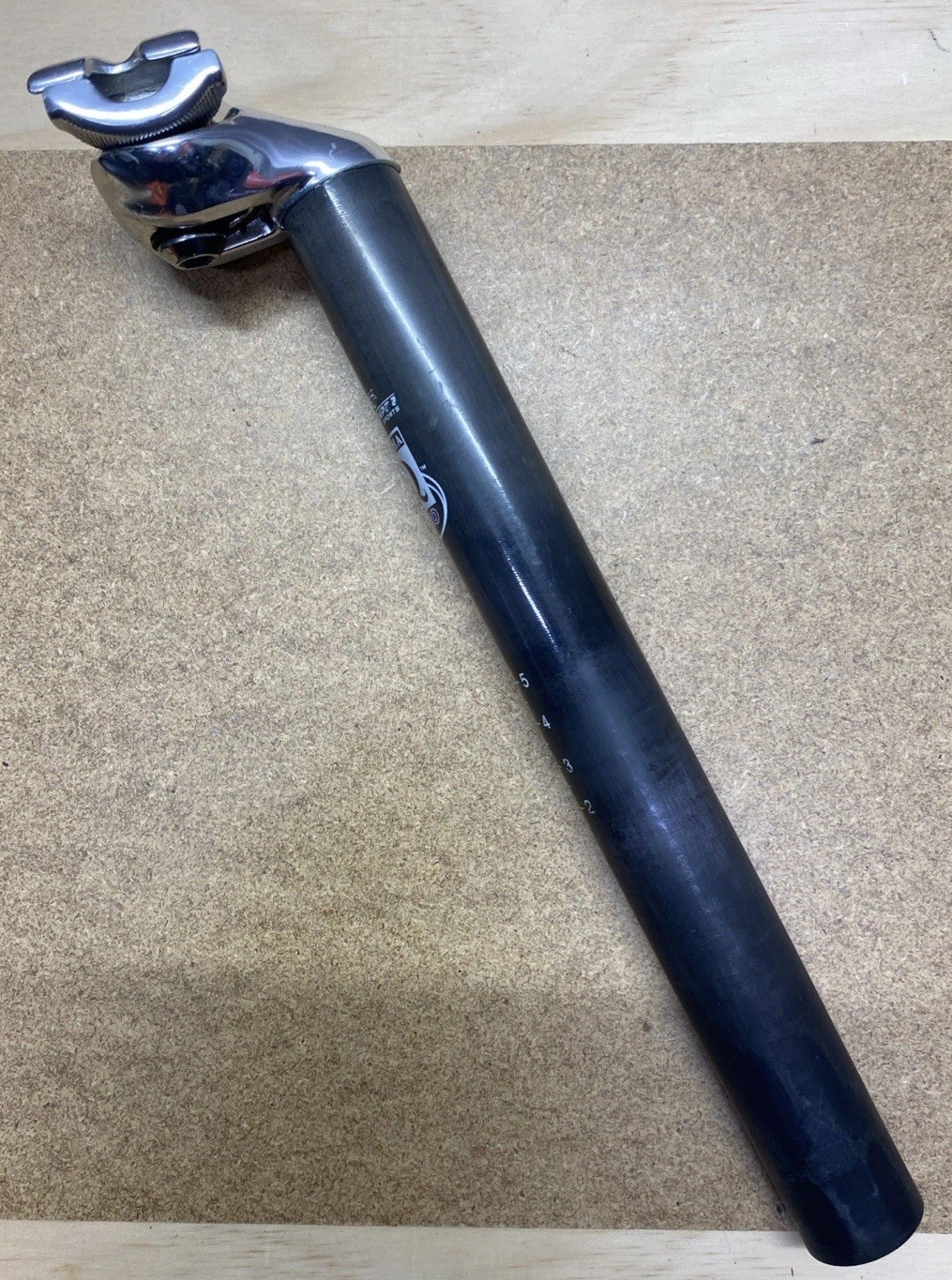 True Temper Alpha Q Pro Carbon Setback Seatpost 27.2mm x 275mm Vintage Road Bike