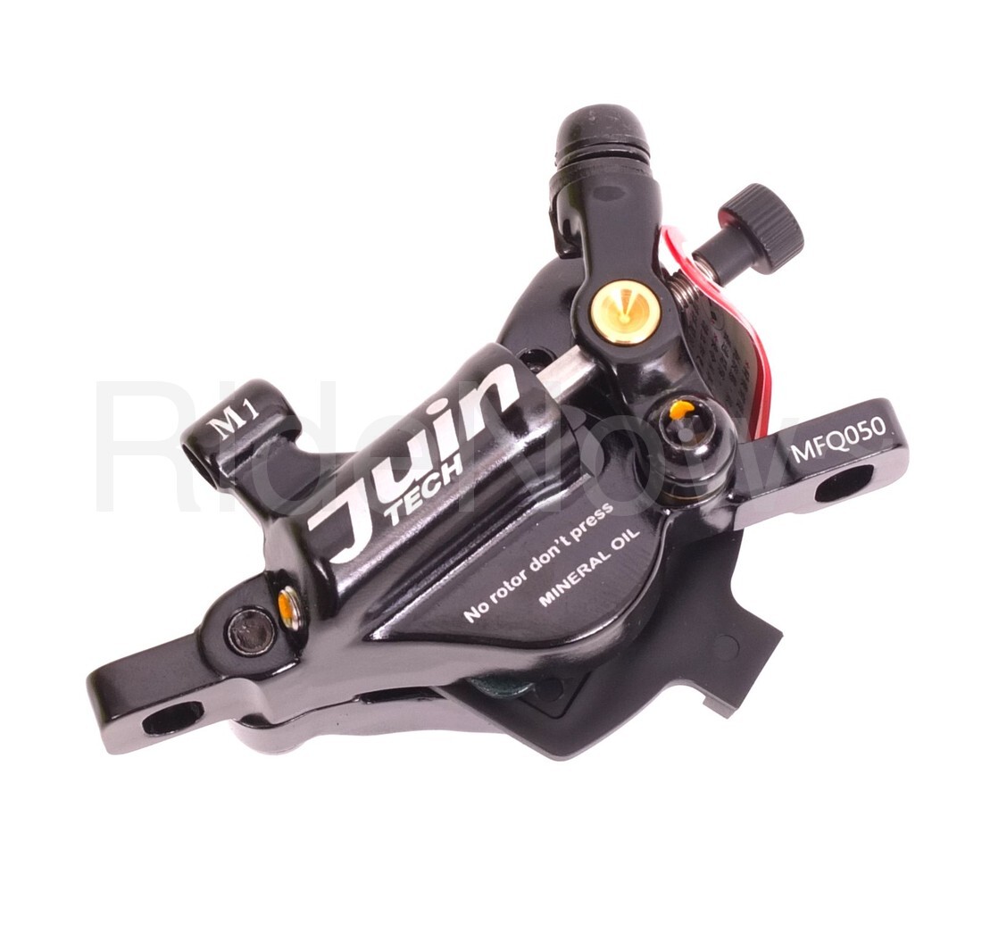 JuinTech M1 Cable actuated hydraulic MTB Bike Disc Brake set w/ Rotors Black