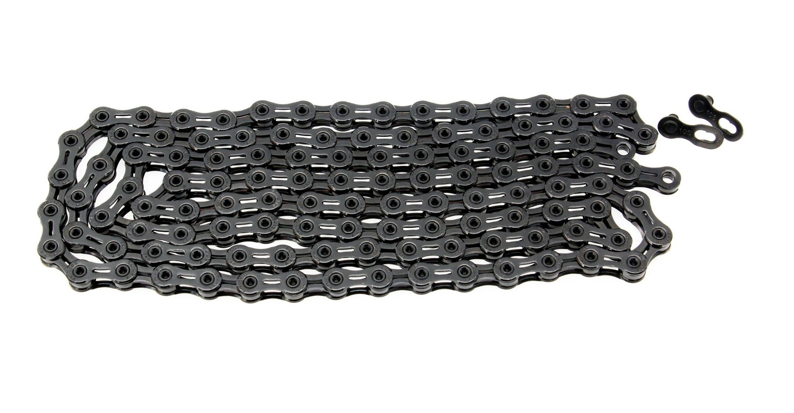 PYC Hollow-Pin 10 Speed Road MTB Bicycle Bike Chains 116L only 258g DLC Black