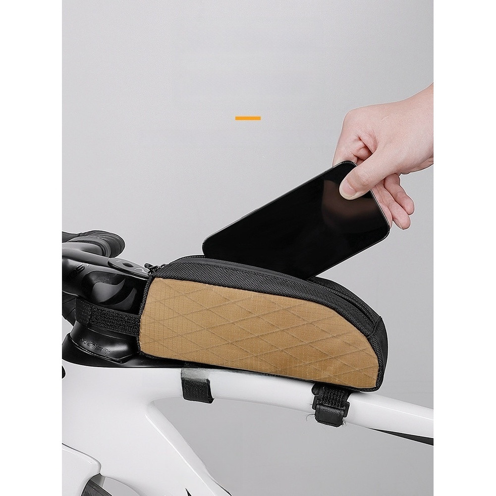 23cm x 5cm x 9cm Top Tube Bag for Mountain Bike Waterproof Polyester Design