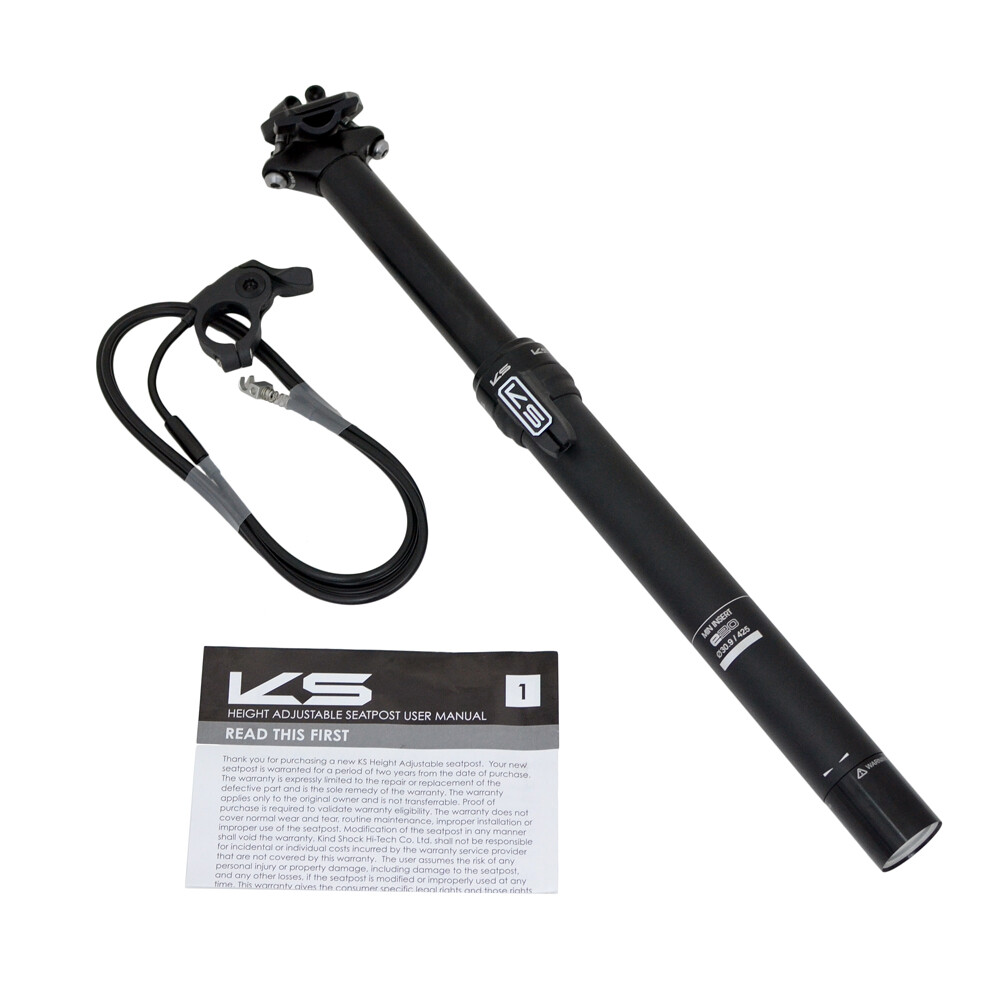 Kind Shock KS E20 31.6x480mm Remote Dropper Seatpost Travel 150mm