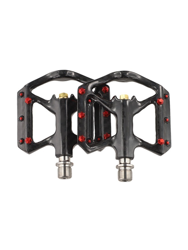 Ultralight Carbon Fiber Bicycle Pedals Pair with 3 Sealed Bearings 180g