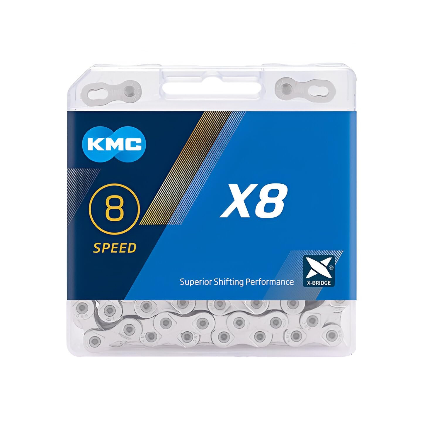 KMC Chain 8SP X8-Silver/Grey – X8.93