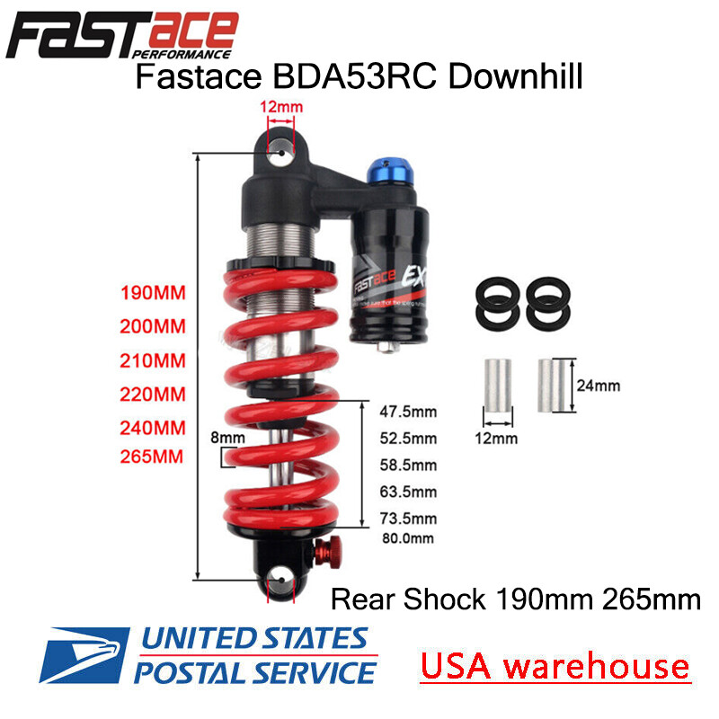 Fastace BDA53RC Downhill Rear Shock for DNM rcp2S MTB
