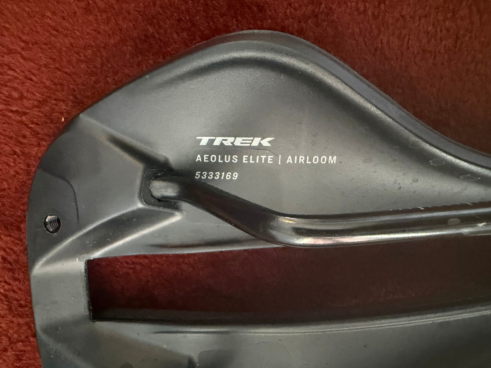 Trek Aeolus Elite AirLoom 135mm 3D Printed Bike Saddle Black