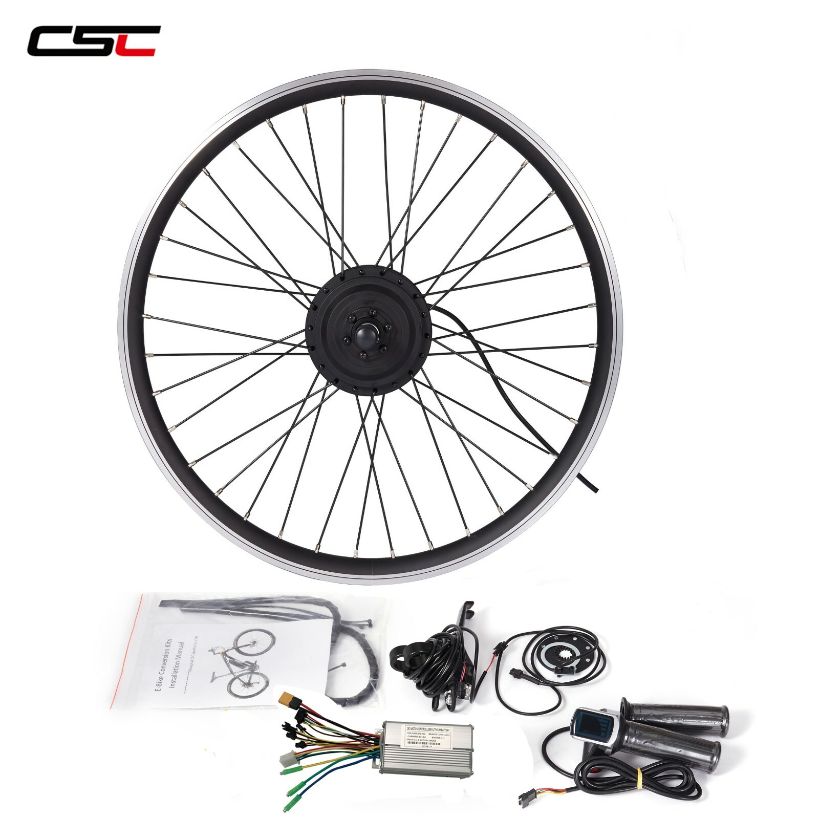 20-29» 700C Mountain Disc V Brake Both Compatible Electric Bike Kit 250W- 1500W