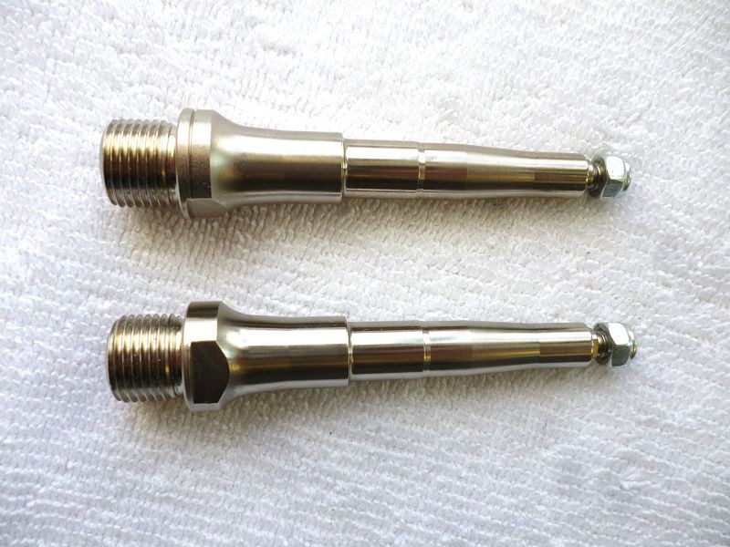 Pair of Titanium Pedal Spindles Axles for Keywin Carbon Pedals Size -3mm (52mm)