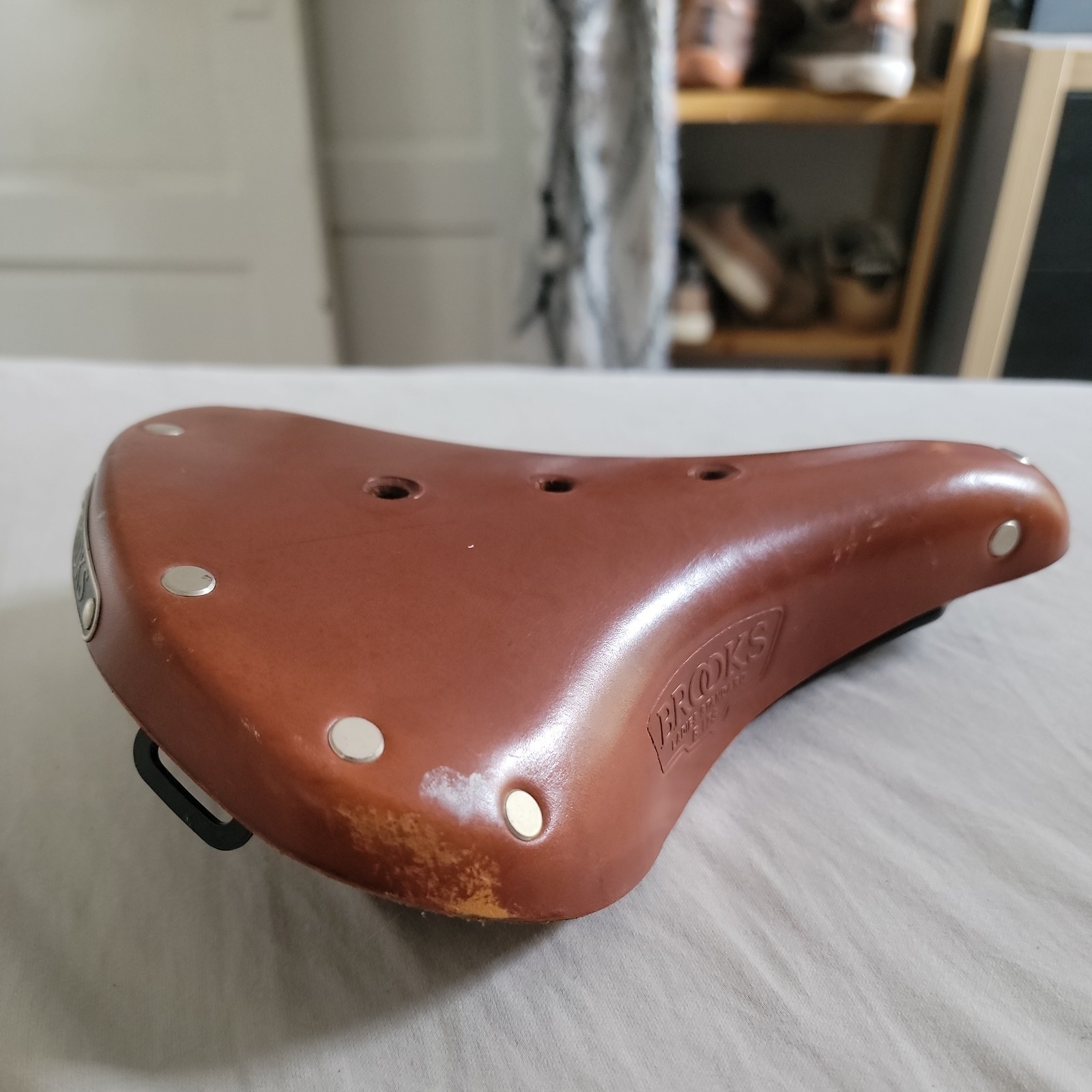 Brooks B17S (Short) Ladies Standard Leather Saddle Honey Brown Bicycle Bike Seat