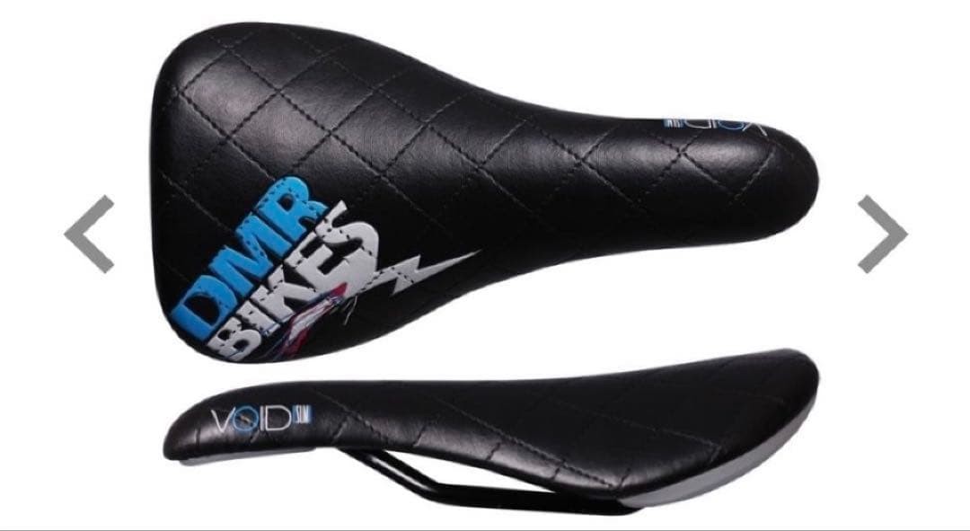 DMRBIKES Black Quilted Saddle Used Good Condition 10 Years Old