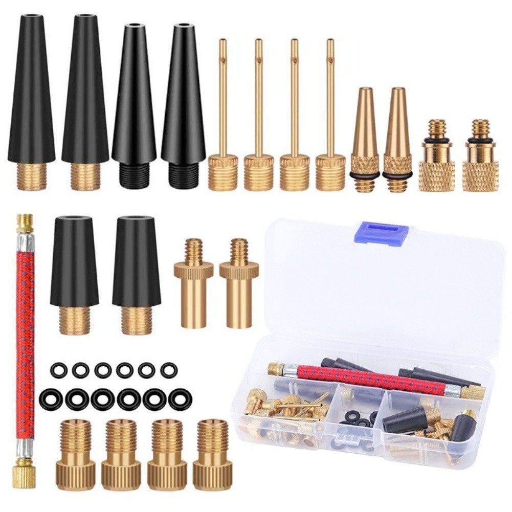 Multipurpose For Bicycle Valve Adapter Set for Various Valve Types and Pumps