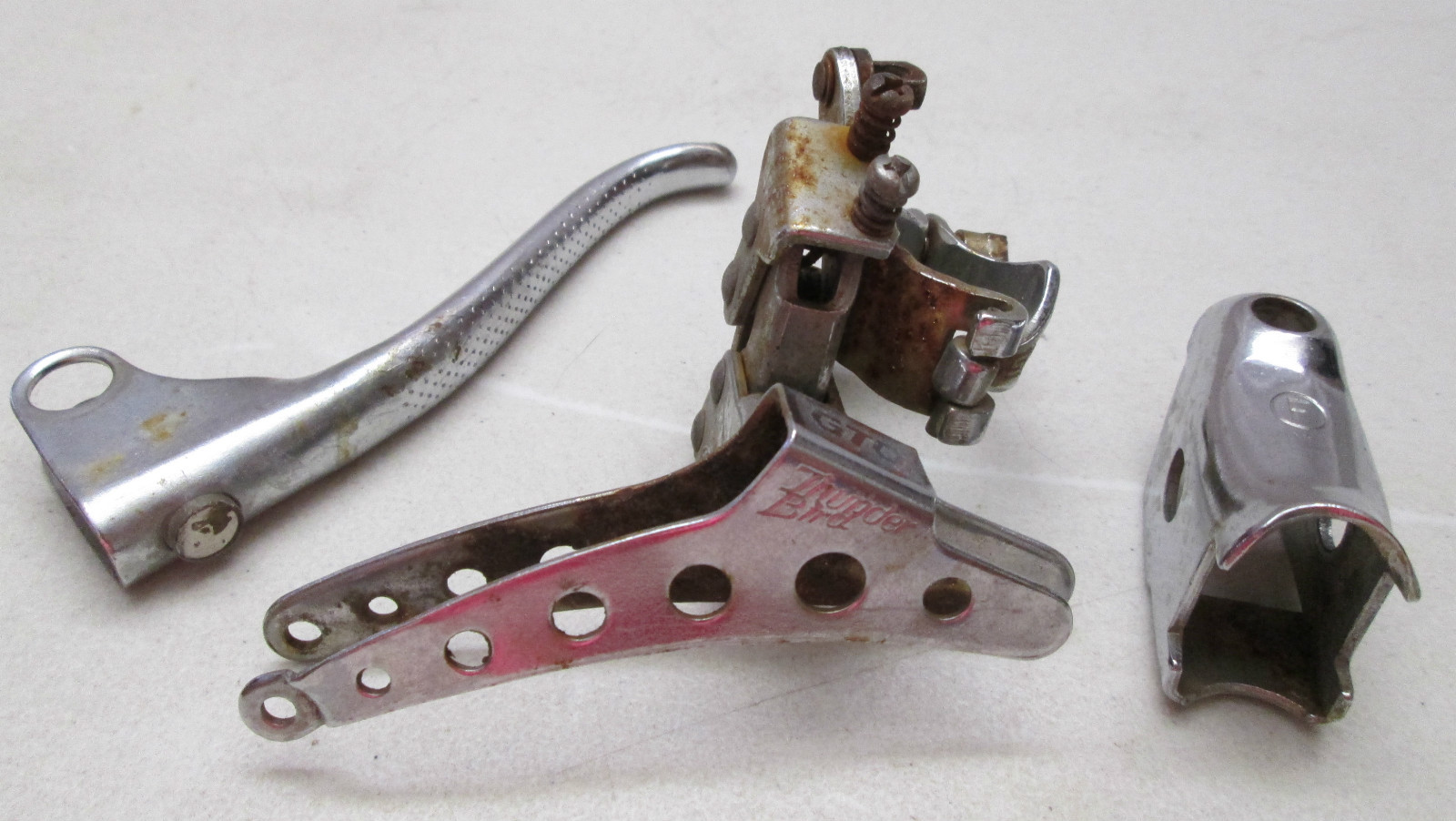 Vintage Shimano GTO Thunderbird Bicycle Parts Front Derailleur Chrome Lever Bike