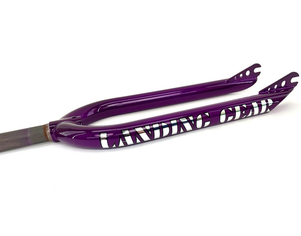 SE Racing BMX 29″ LANDING GEAR FORK for 1-1/8″ Threadless PURPLE RAIN Cr-Mo NEW