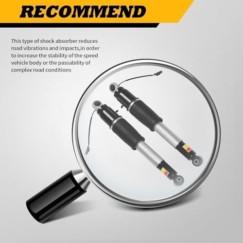 84176675 Pair Rear Airmatic Shock Absorber Struts Compatible with Escalade