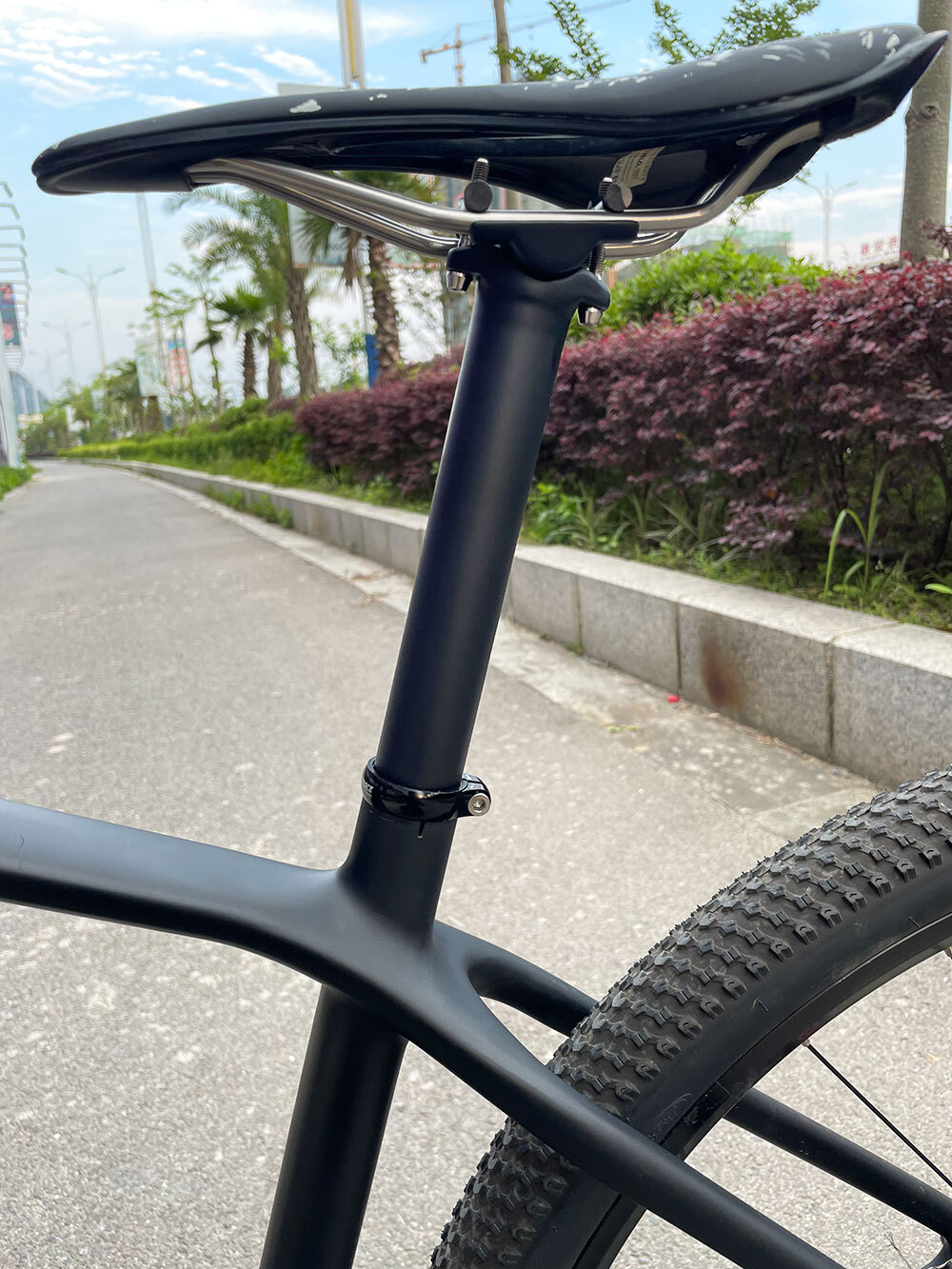 Ultralight Bicycle Seatpost UD Full Carbon Fiber Seat Post 25.4/27.2/30.9/31.6mm