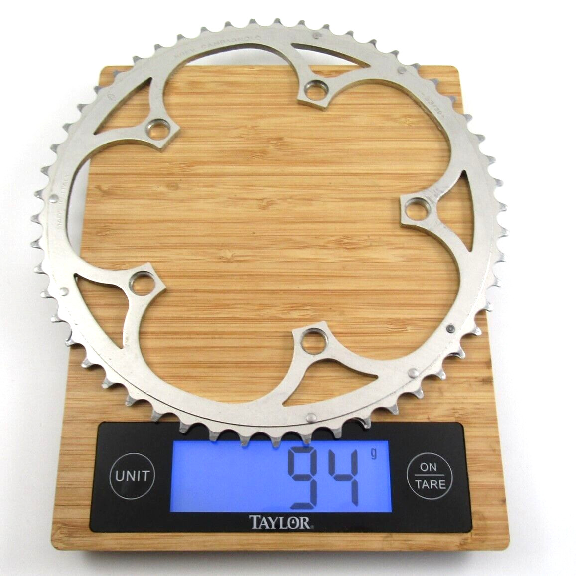 Campagnolo 53t chainring, 135 bcd, 53/39, 1990’s