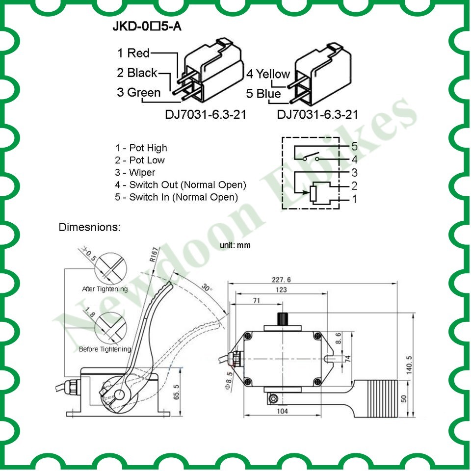Display kit for Fardriver controller:display/throttle/dc voltage converter etc.