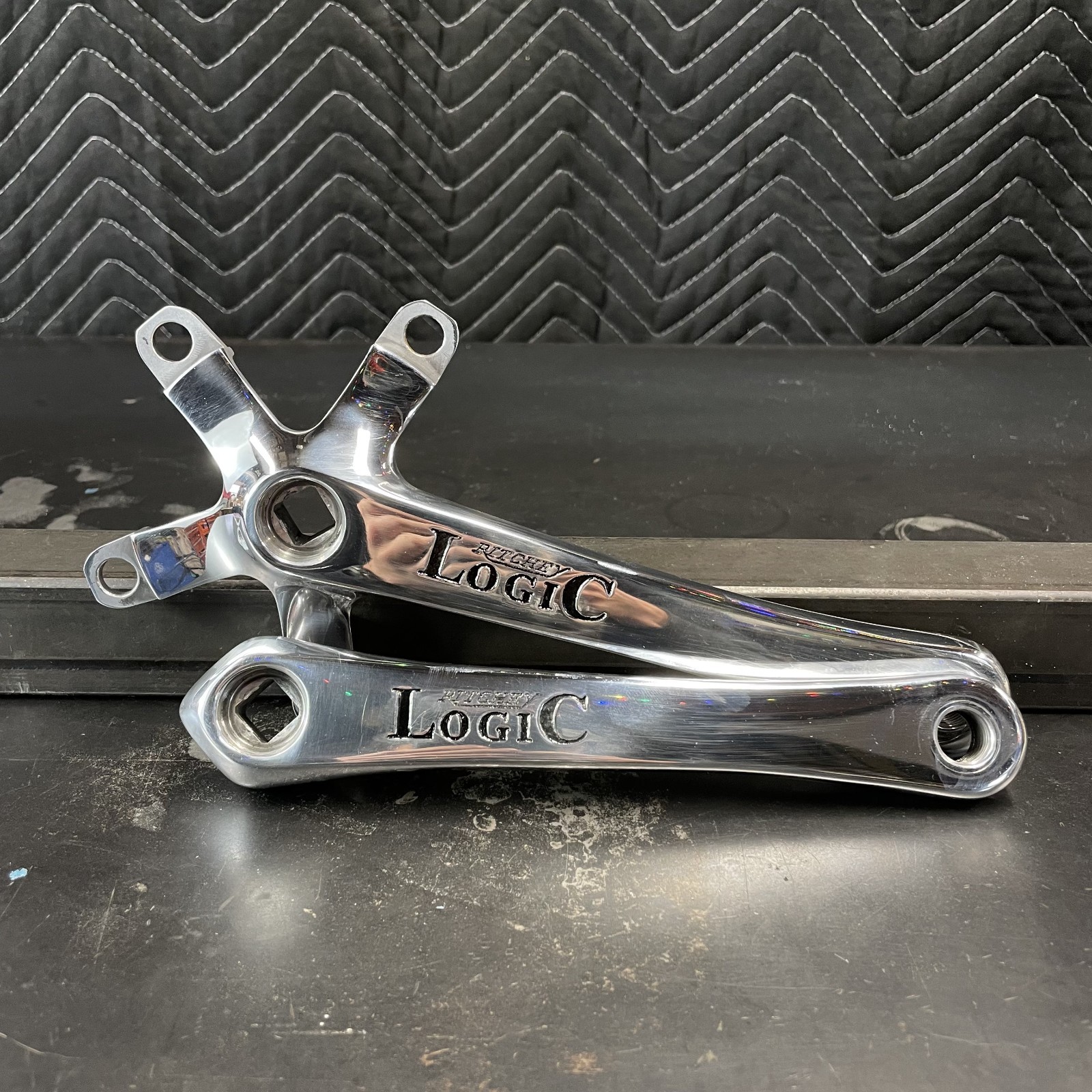 Vintage Custom Pantographed/Polished Ritchey Logic Sugino Crankset – 175mm