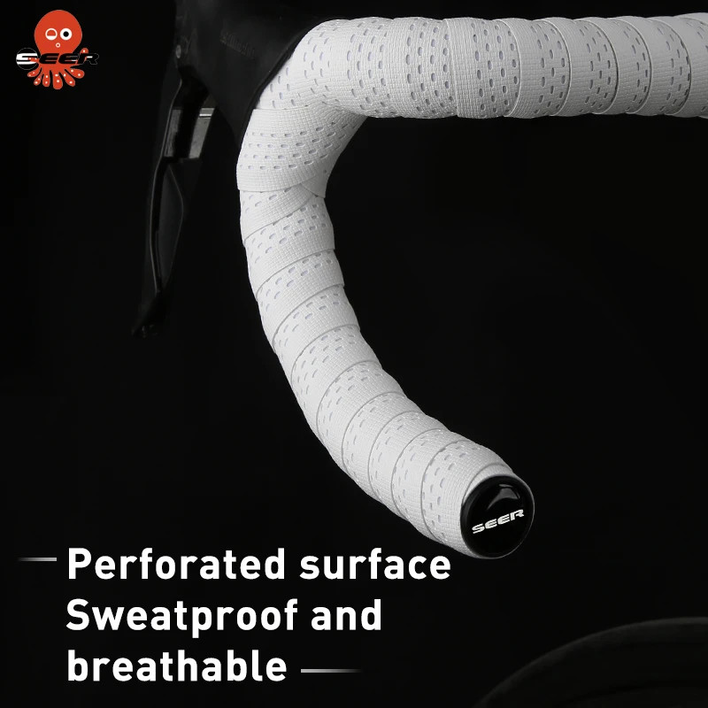 Road Bike Handlebar Tape Silicone ShockAbsorbing Tape EVA+PU Anti-Slip Bike Grip