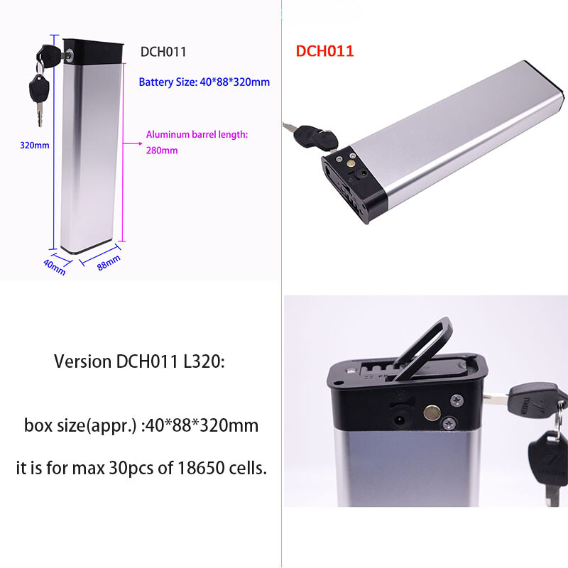 Folding eBike Battery Box DCH-006 DCH-009 DCH-014 DCH-015 Battery Empty Case New