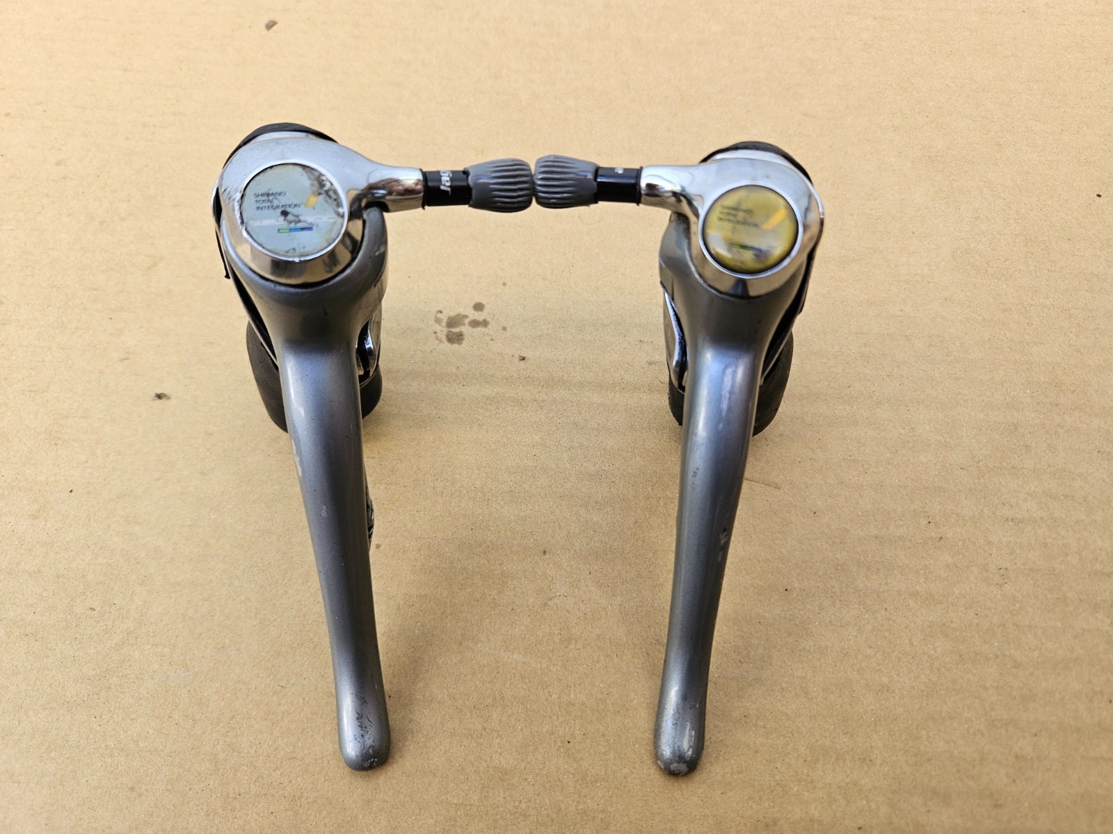 Vintage Shimano 600 Tricolor Road Bike STI Shifters Left Right Set ST-6400 Japan