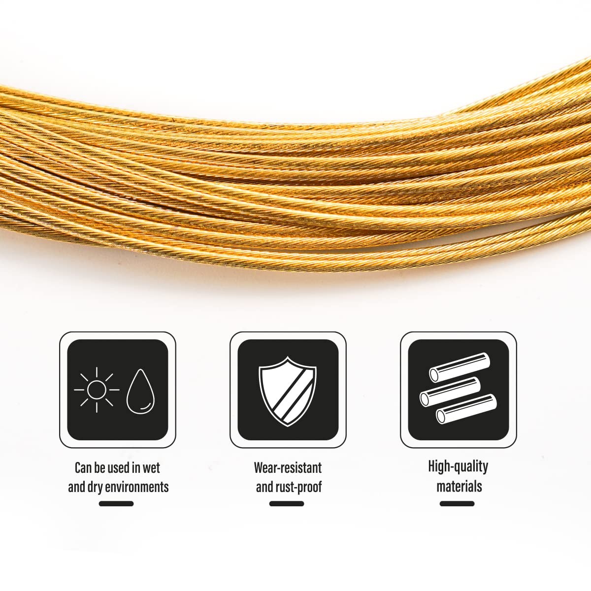 CNC Bike Shifter Cable for Shimano/SRAM,Mountain Bike，Road 3500mmx 1pcs