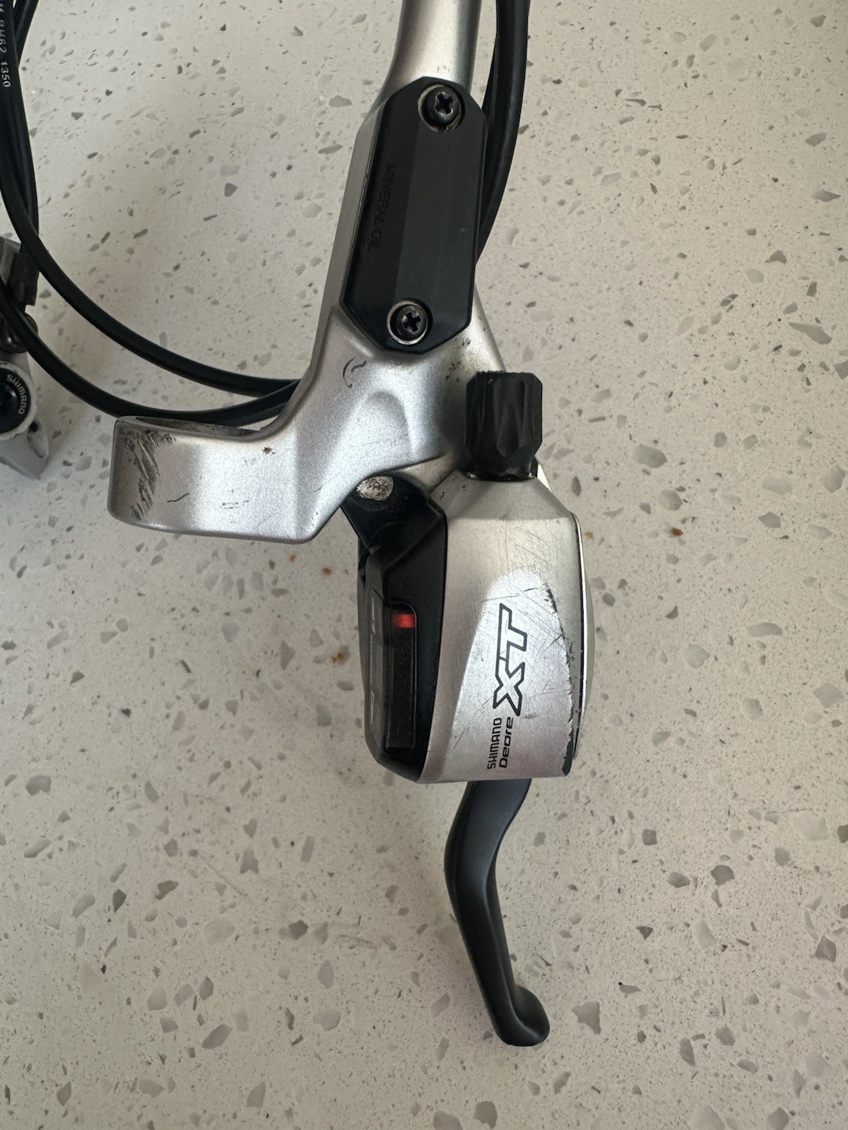 Shimano Deore XT ST-M765 BR-M765 Shifter Brake Lever Right Rear 9 Caliper 1300mm