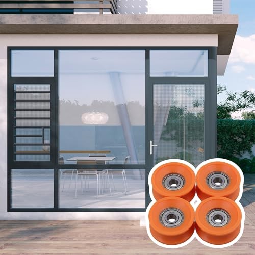 4Pieces 6x30x13mm Plastic Coated Sealed Bearings Steel 606ZZ Deep U Groove
