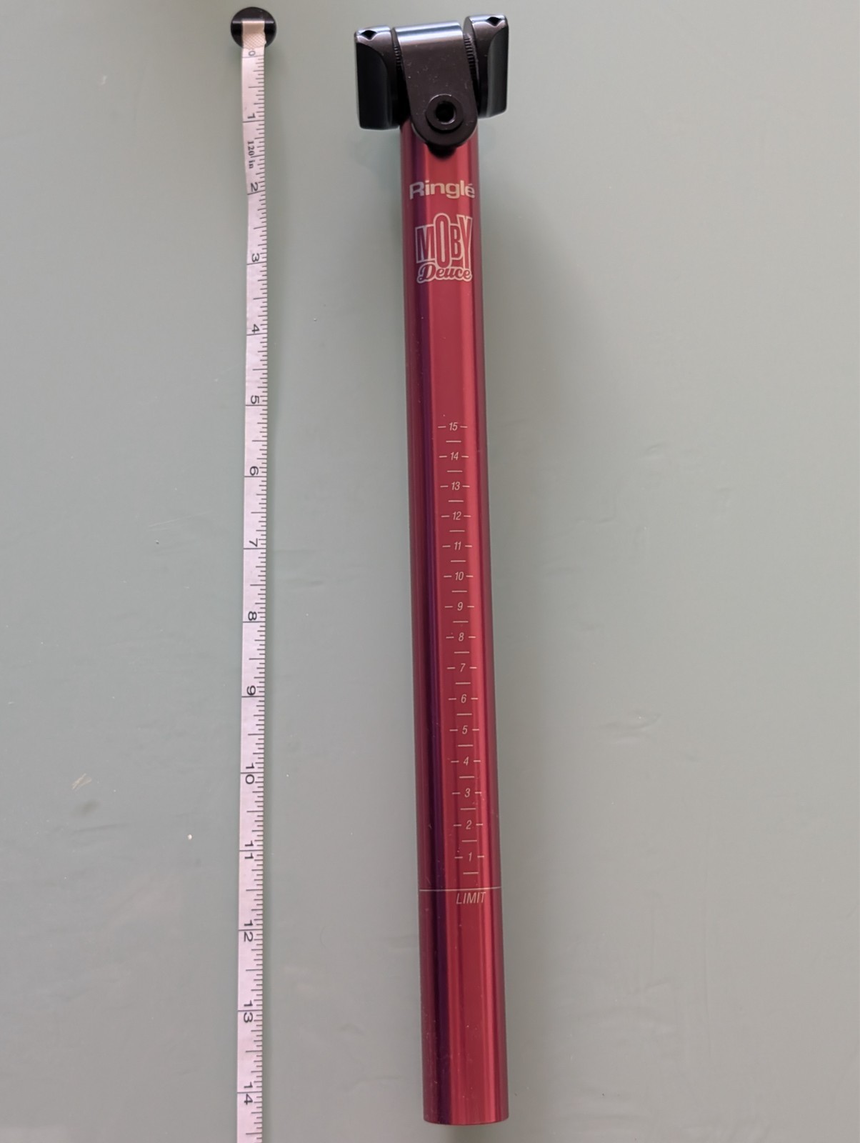 Ringle Moby Seatpost 27.2 Red/black EA70-T6 NOS