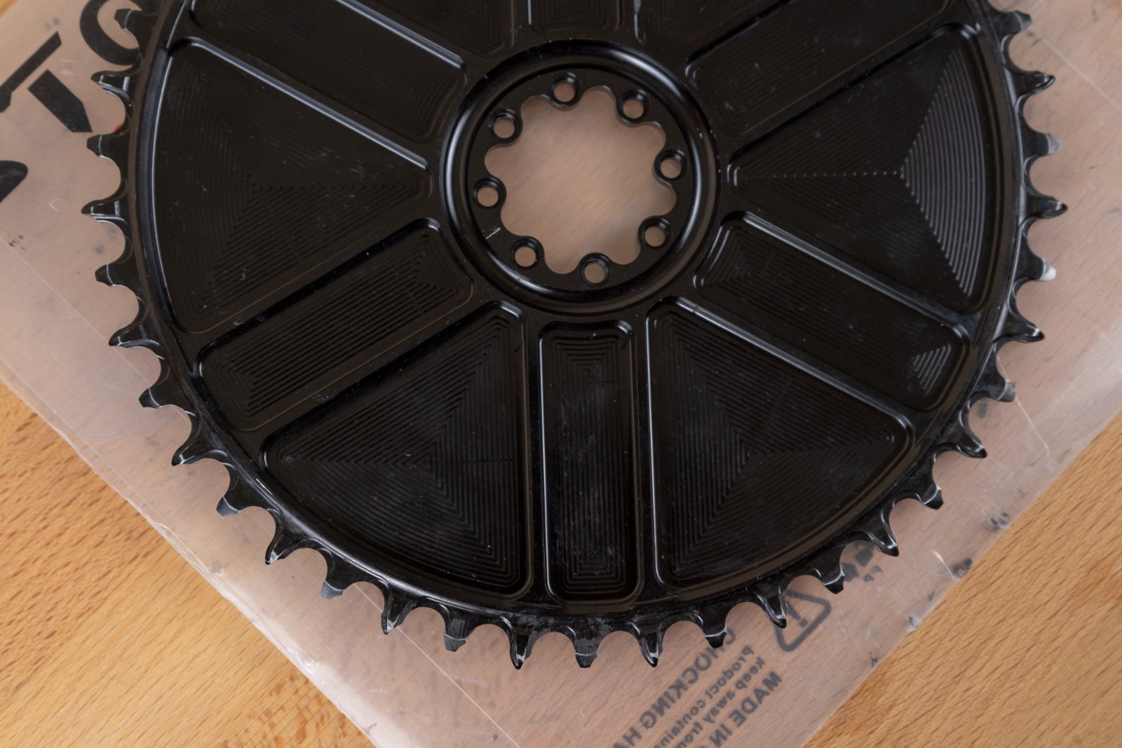 STONE Aero 1X Chainring 46T SRAM AXS 12 Speed (8 Bolt) Gravel Road Bike