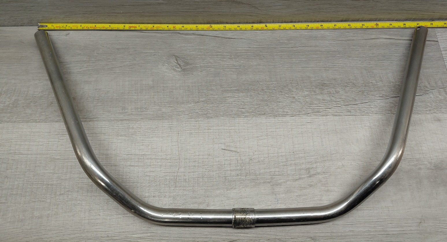 Vintage Steel Upright «U» Shaped Steel Bicycle Handlebar 27″ Wide 12.5 » Deep
