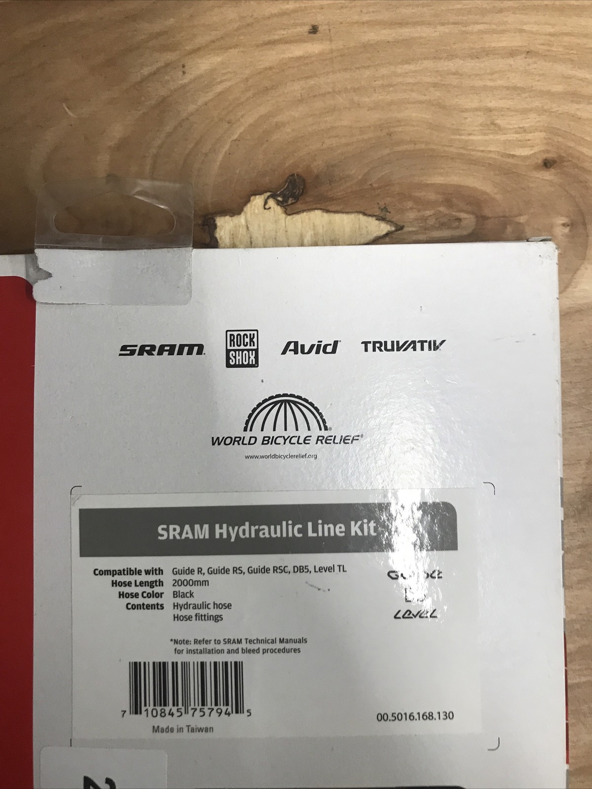 SRAM Hydraulic Line Kit – For Guide RSC/Guide RS/Guide R/DB5/Level TL, 2000mm