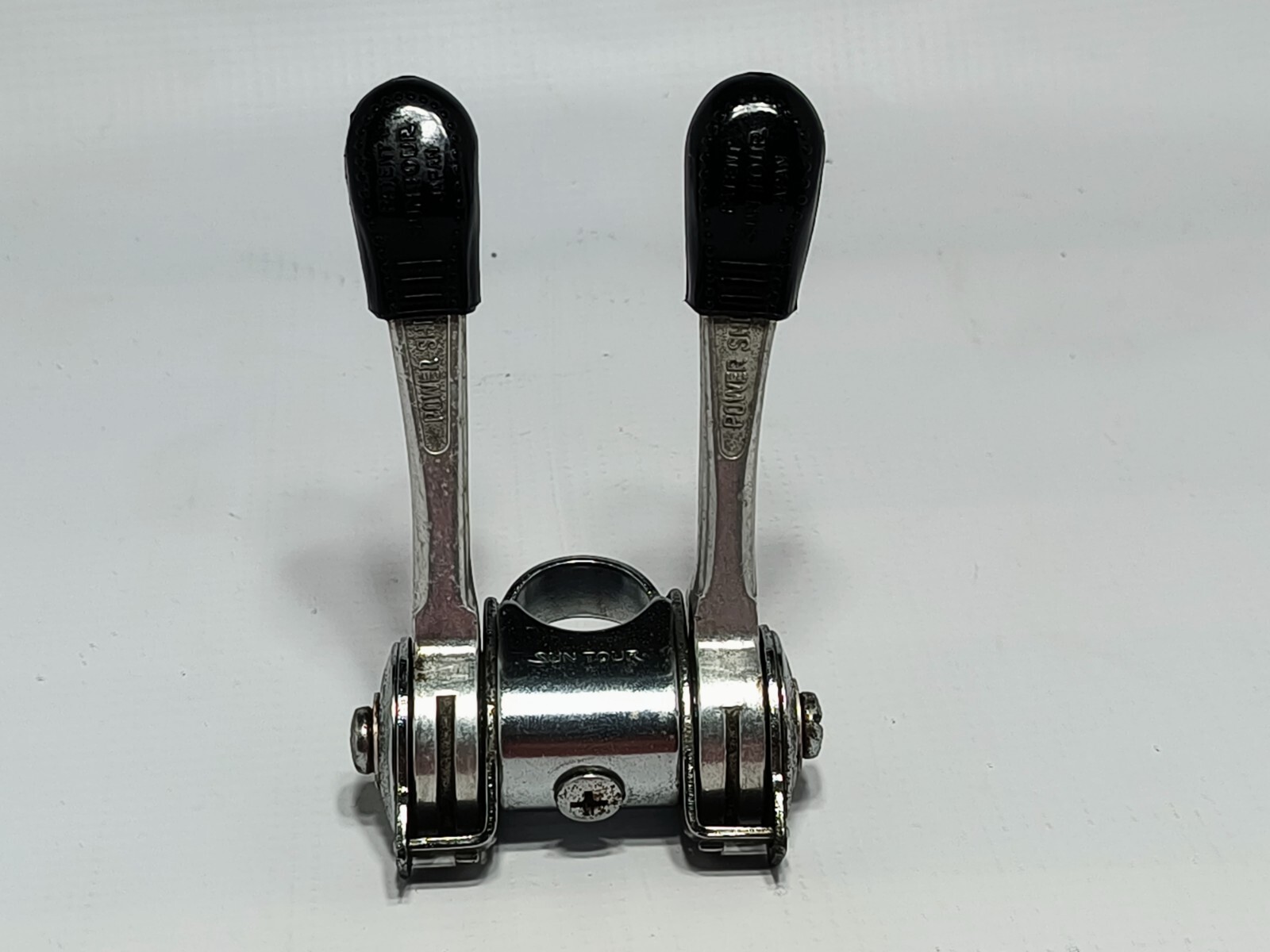 VINTAGE SUNTOUR BICYCLE POWER SHIFT RATCHET LEVERS SET Stem Mount JAPAN