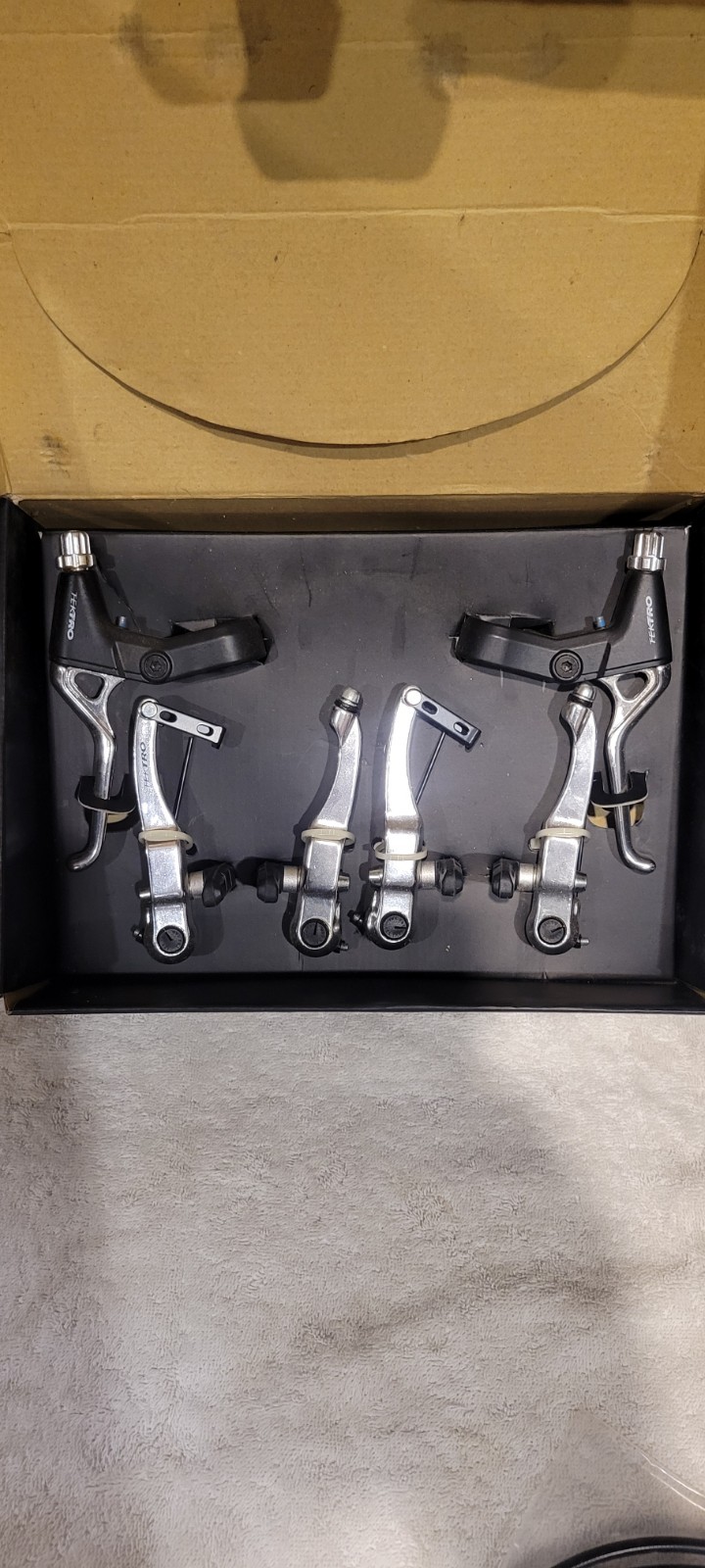TEKTRO RBP Series Linear Pull Brake Upgrade Kit Silver Models 824A/384A, F/R