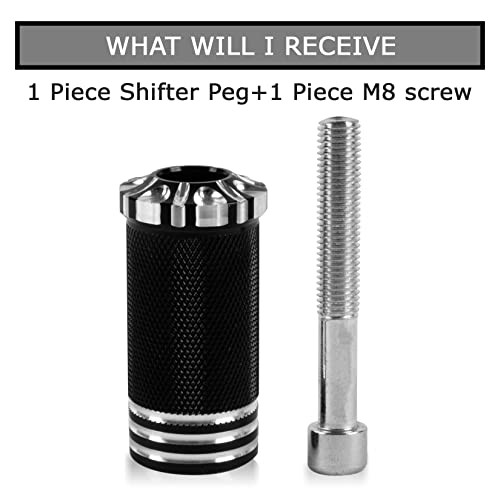 Motorcycle Shifter Peg Shift Lever CNC Billet Foot Pegs for Sportster Black