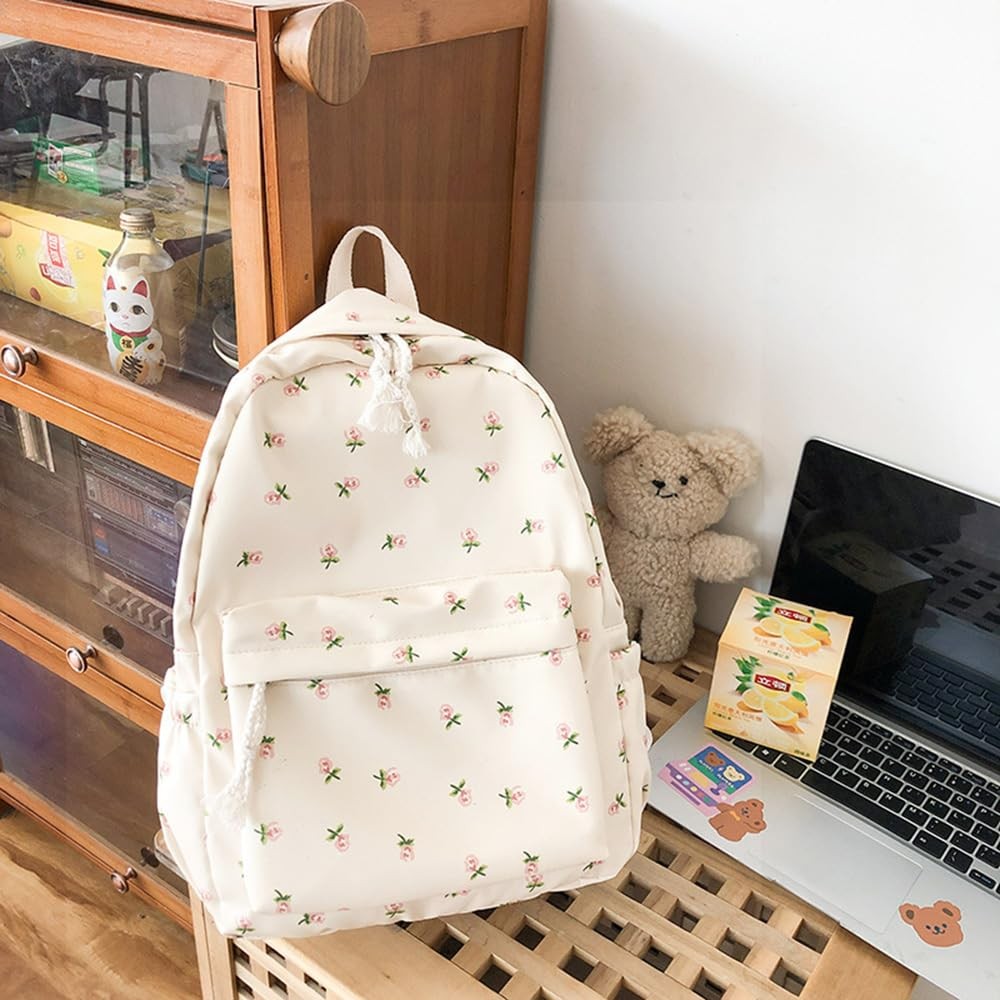 Kehpish Height:15.7″(40CM) Bottom width: 11.4″(29cm), B Style– Beige Floral