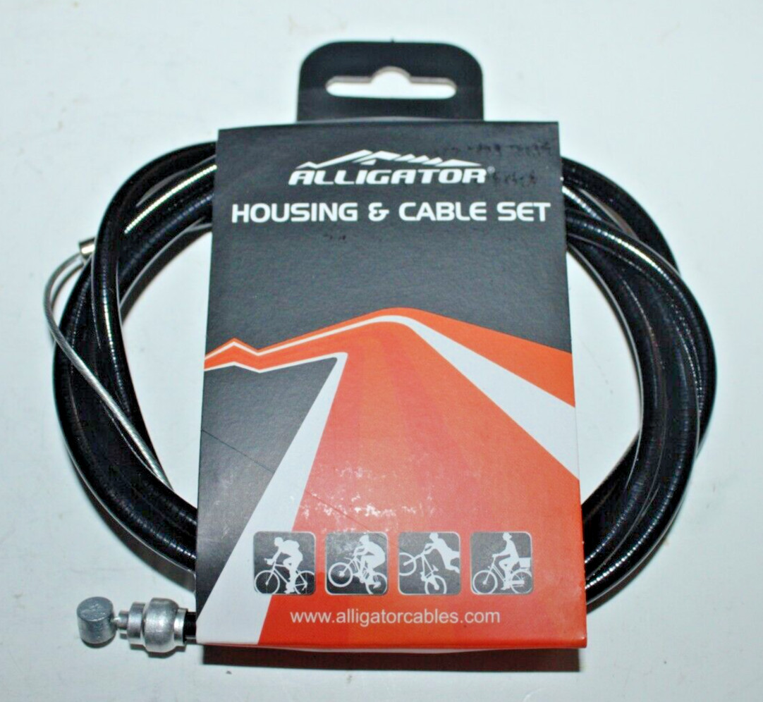 Universal Housing & Brake Cable Set 5mm 60×65″ Black MTB Hybrid Free USA Shipper