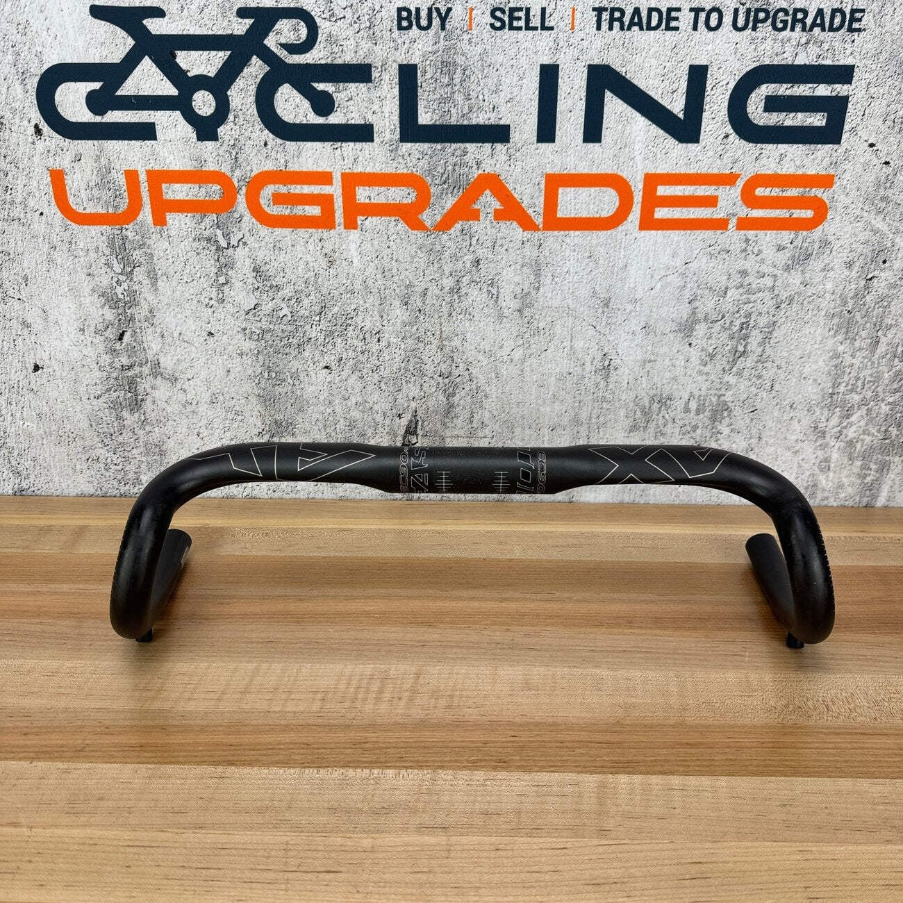 Low Mile! Easton EC90 AX Carbon 31.8mm 40/47cm 16 Degree Flare Handlebar 207g