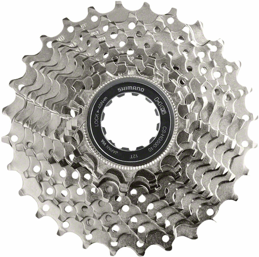 Shimano Deore M6000 CS-HG500 Cassette – 10 Speed, 11-25t, Silver