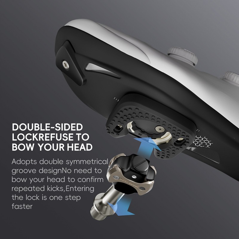 Road Bike Lock Pedals 3 Bearing for SPEEDPLAY Bicycle Clipless Pedals Blue