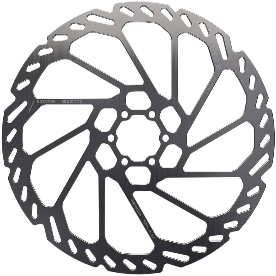 Shimano RT-6B750 Disc Brake Rotor – 220mm, 6-Bolt, 2.2mm Thickness