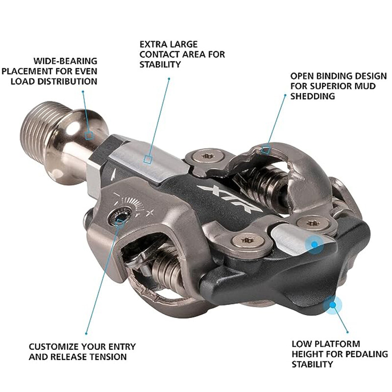 Shimano XTR PD M9100 SPD Race MTB/XC Race Pedal Race Bike Pedals Set Cleats