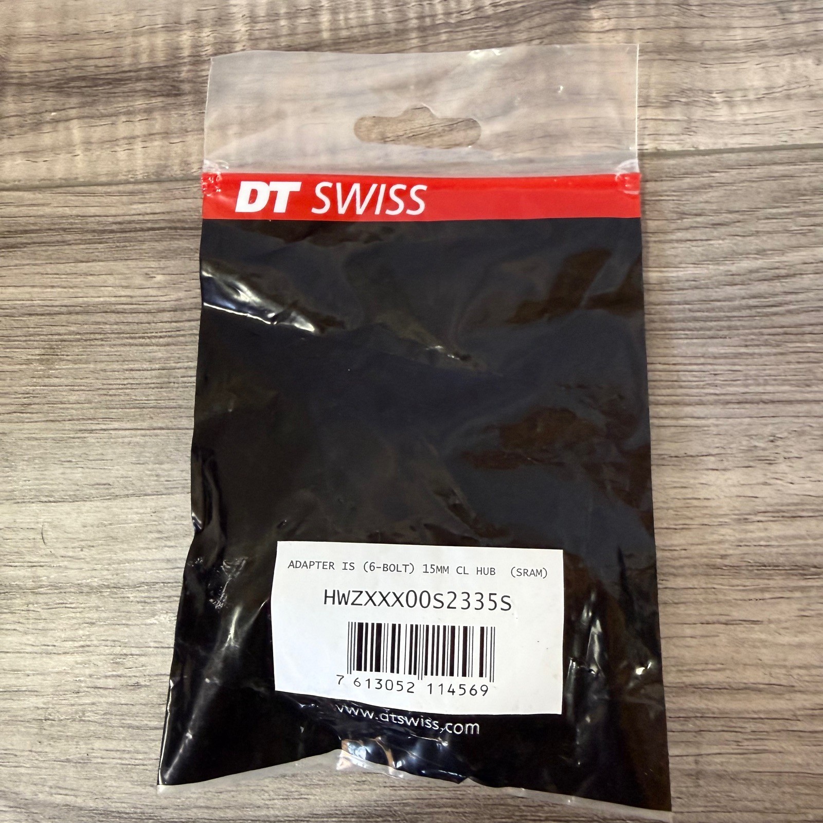 DT Swiss Centerlock to 6 bolt Disc Brake Rotor Adapter HWZXXX00S2335S 