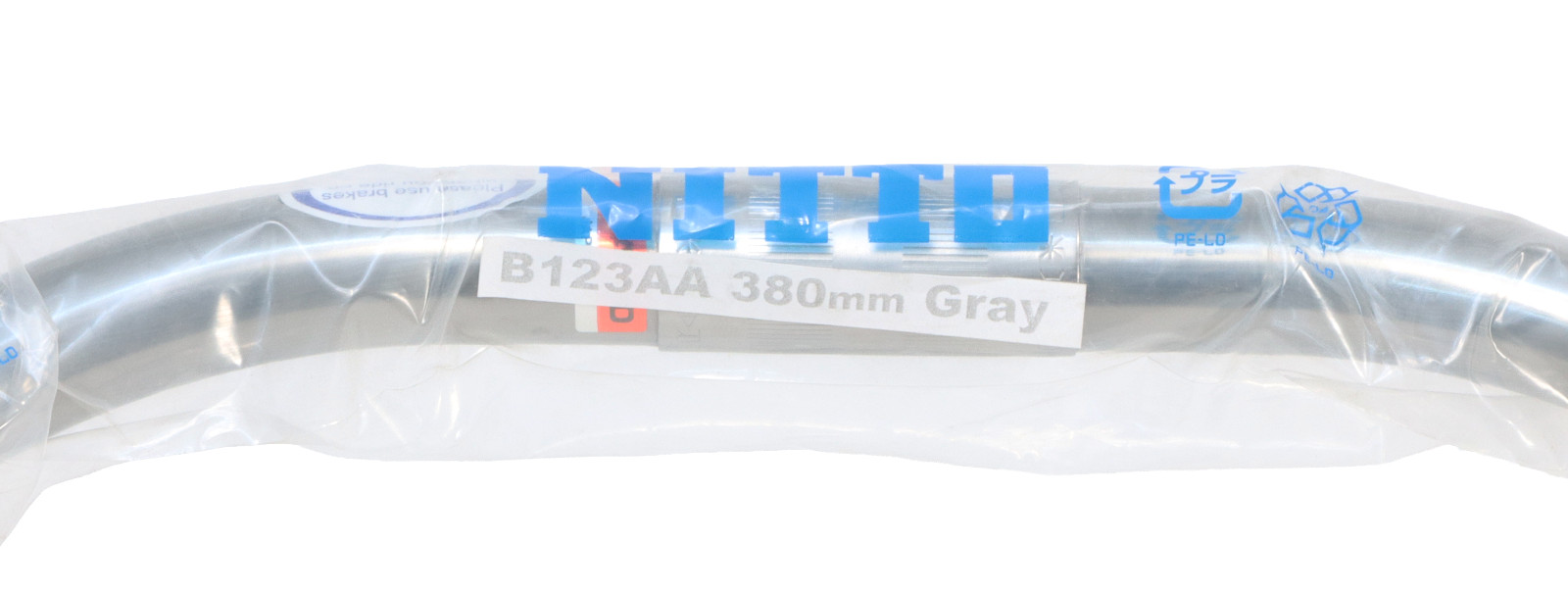 Nitto B123AA Track Drop Handlebar Gunmetal 25.4mm Clamp x 38cm Width NOS NEW