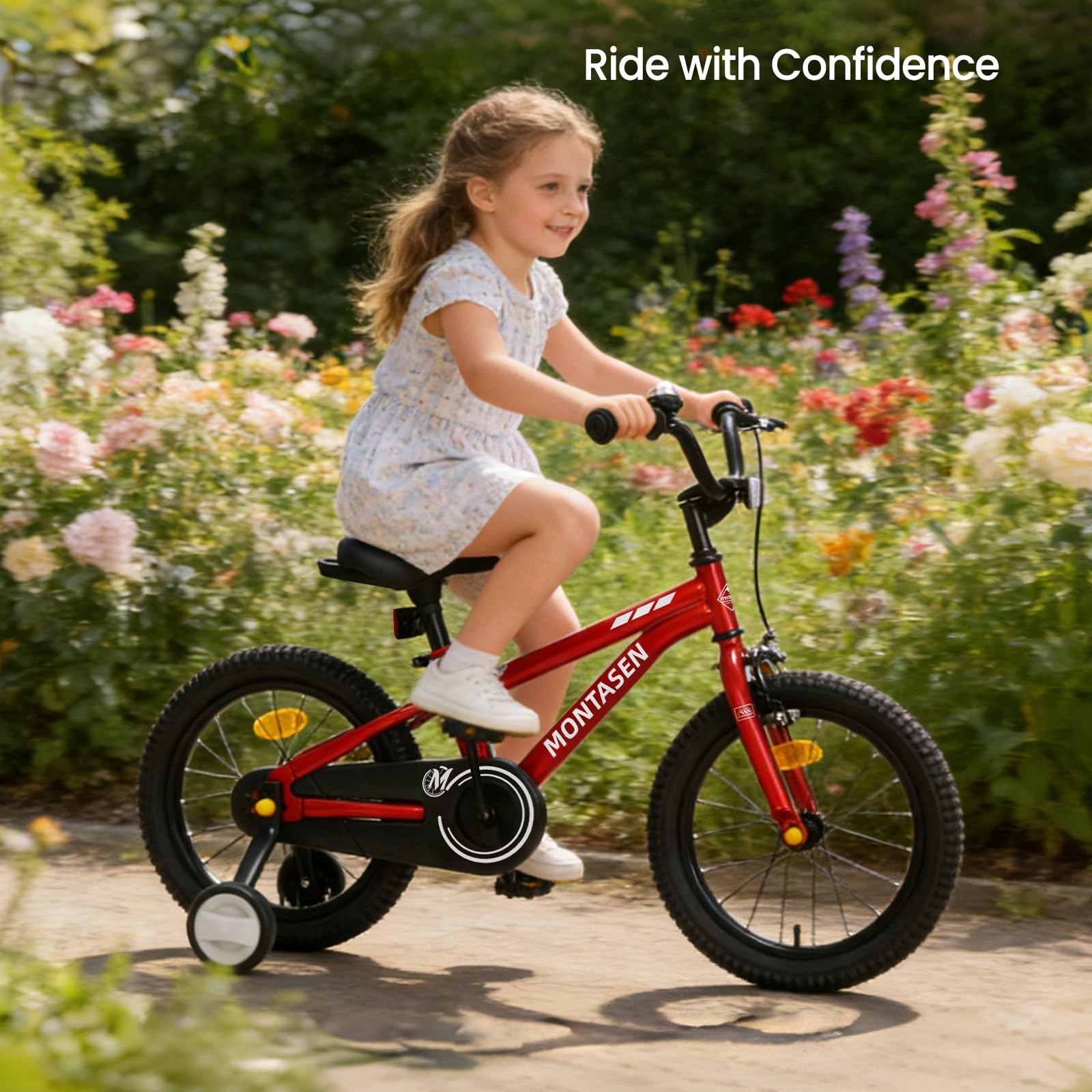 Montasen Kids Bike For 3-10 Years Old 12 14 16 18 Inch Boys Girls Toddler Bike