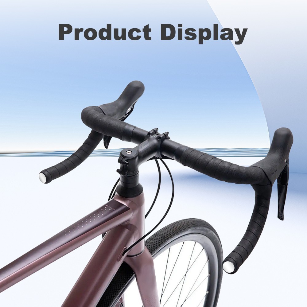 2Pcs Ebike Bike Bicycle Self-Adhesive EVA Anti Slip Handlebar Tape Bar Grip Wrap