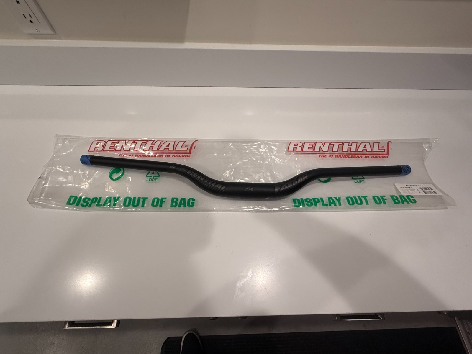 Renthal Fatbar35 Bicycle Handlebar – 40mm Rise, M159-01-006-01
