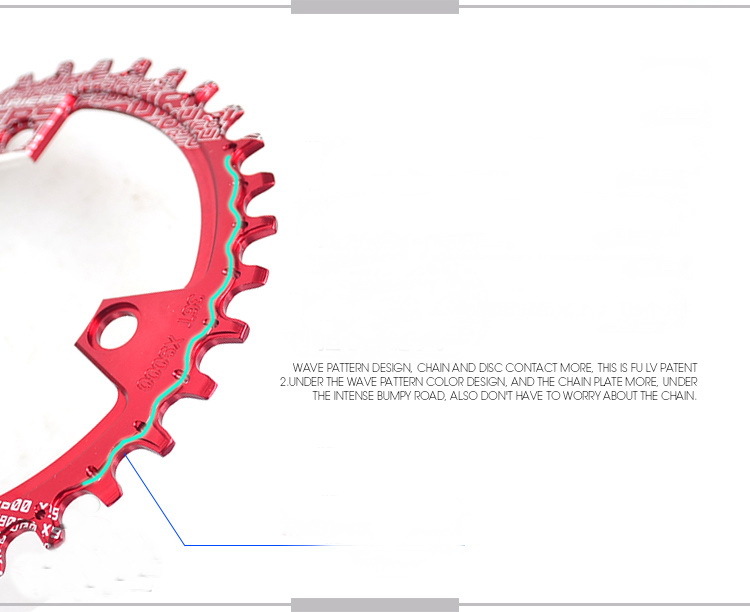 FOURIERS Mountain Bike Chainring Bicycle Chainwheel for Shimano XTR M9000 M9020