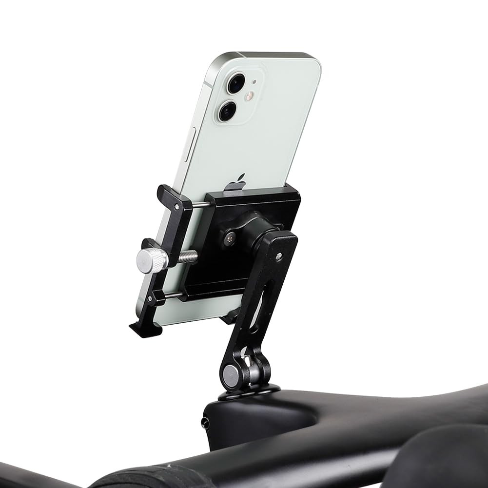 GUB G-95 Bicycle Stem Cellphone Mount – Aluminum Alloy, Adjustable Handlebar