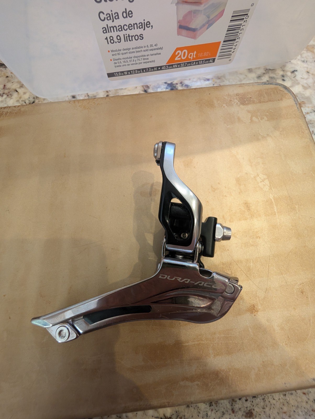Shimano Dura Ace FD-9000 Front Derailleur. 2×11-speed. Braze on.